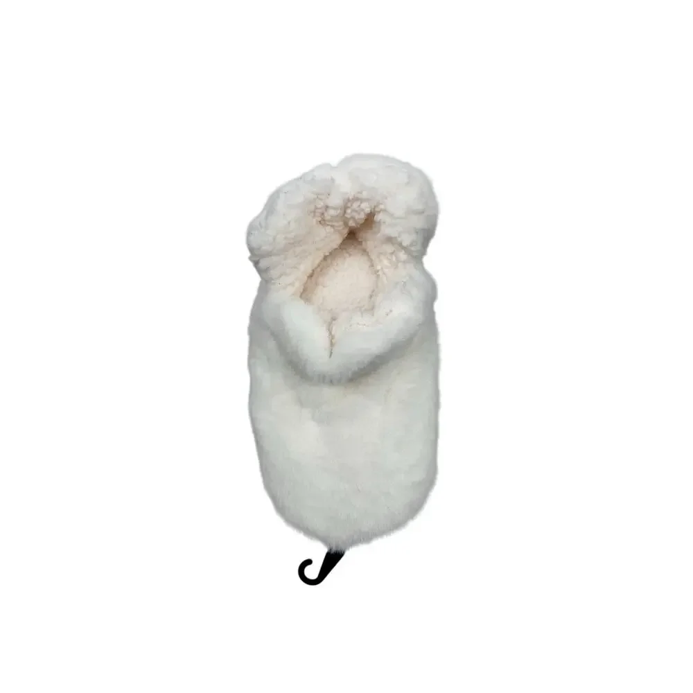 Northeast Outfitters Cozy Cabin Women's Fur Booties S/M Cream